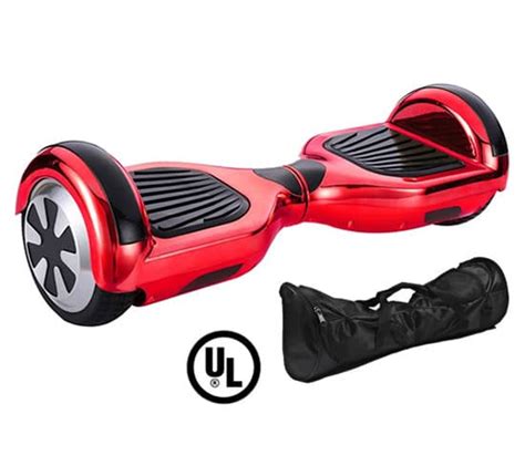 Red Chrome New X6 Bluetooth Hoverboard Official ®