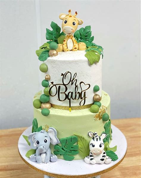Baby Shower Cake Safari Baby Shower Cake Animal Baby Shower Cake