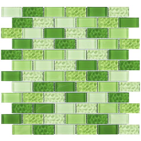Green Glass Wall Tiles Reviews For Ivy Hill Tile Contempo Light Green 2 In X 8 In X 8mm