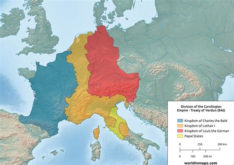 Carolingian Empire World In Maps
