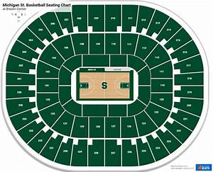 Breslin Center Seating Chart With Rows Center Seating Chart