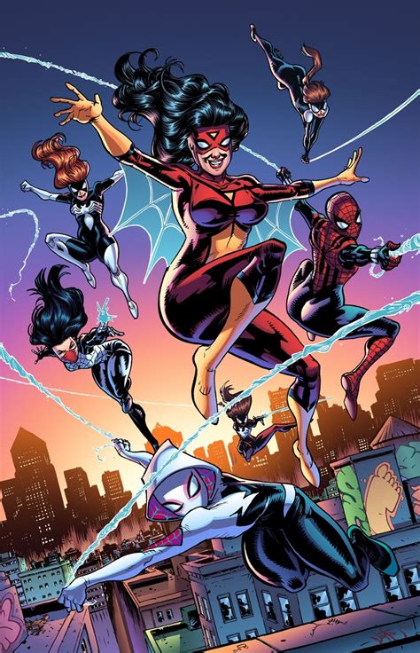 Spider Women By Nate Stockman Colours By Jeremiah Skipper Marvel