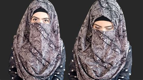 Hijab Style With Niqab Full Coverage Hijab Styles 2020 Hijab With Niqab Tutorial Niqab