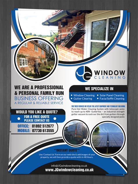 Window Cleaning Flyer Template