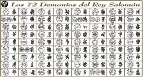 Los 72 Demonios Del Rey Salomón Simbología Del Mundo