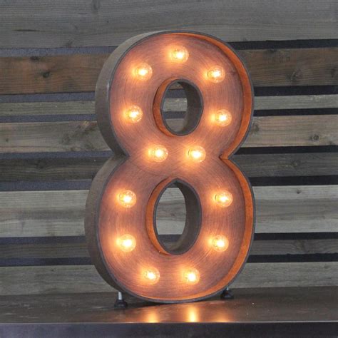 Edison Marquee Number - 