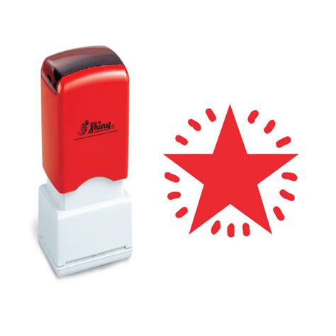 Self Inking Teacher Stamps Shining Star Stamp 11mm Self Inking