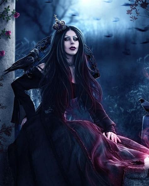 Raven Woman Dark Gothic Art Gothic Fantasy Art Dark Gothic