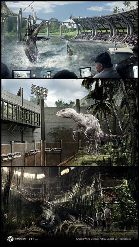 Jurassic World Concept Art By Gadget Bot Productions Concept Art