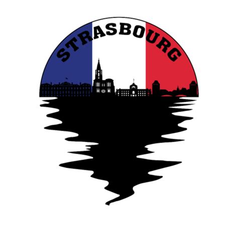 Strasburg France Skyline French Flag Souvenir in 2021 | Nice france, Strasburg france, France city