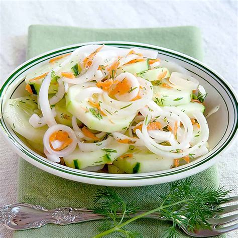 Sweet And Sour Cucumber And Vidalia Onion Salad Recipe Lanas Cooking