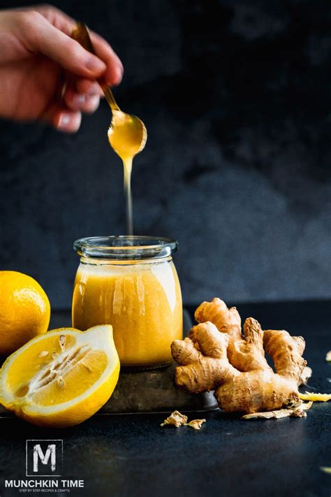 Ginger Lemon Honey Syrup Recipe Natural Immune Booster Ginger Lemon