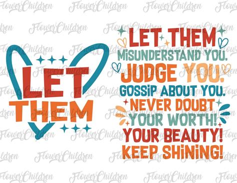 Bundle Let Them Misunderstand You Svg Keep Shining Svg Etsy