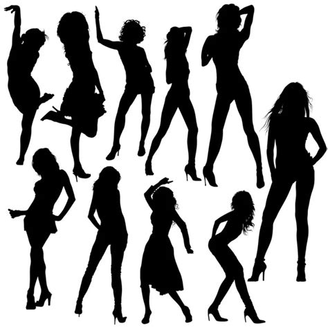 Dancing Girls Silhouettes Stock Vector Image By ©dero2010 3374567