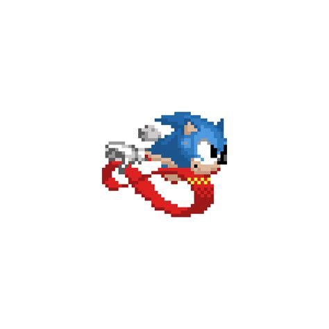 Sonic The Hedgehog Running Sprite Gif Dastvertical