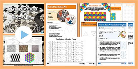 Tessellations Lesson Pack Year 4 Mathematics And Visual Arts