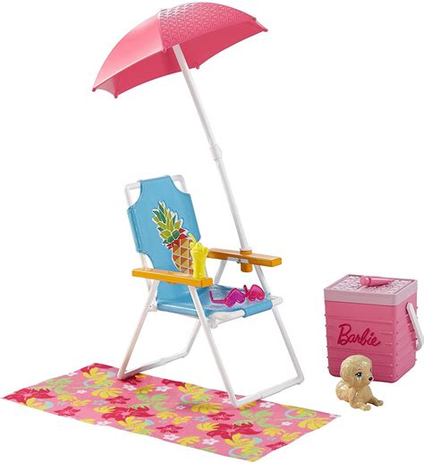 Barbie Beach Picnic Furniture Accessory Set Barbie Collectible