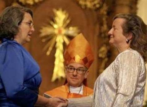 Two Lesbian Priests Tie The Knot