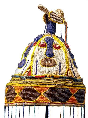 Yoruba Beaded Crown 42 Nigeria