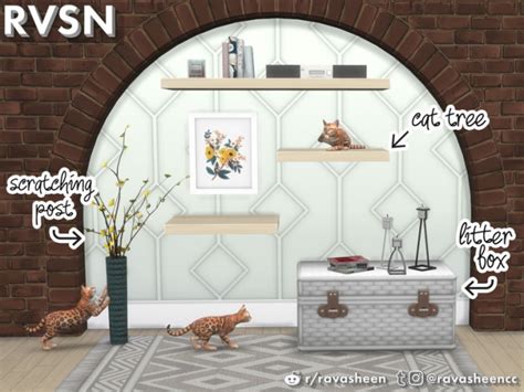 Meow Dern Cat Set By Ravasheen At Tsr Sims 4 Updates