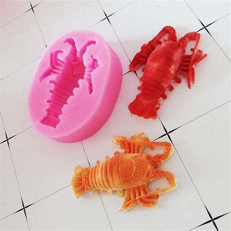 lobster fondant cake decoration molds silicone mold for etsy