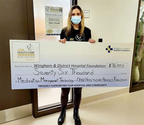 Wingham And District Hospital Foundation Reaches Radiothon Campaign Goal