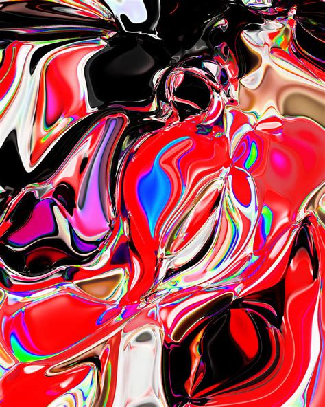 Abstract The Guiltless Snap Rescues Snakebite Digital Art By Martin