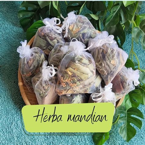 Daun Mandian Herba Berpantang Bersalin Ready Stock Shopee Malaysia