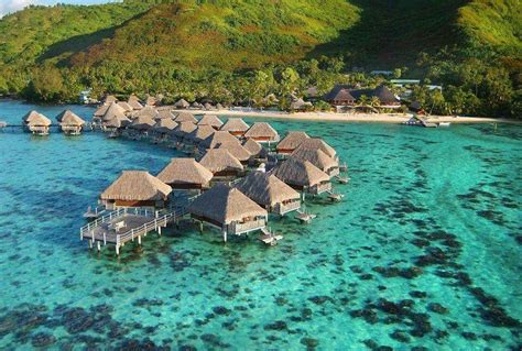 Hilton Bora Bora Hotel Water Bungalow Tahiti Travel Overwater Bungalows