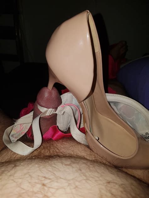 Cock And Balls Bound High Heel Insertion 18 Pics Xhamster