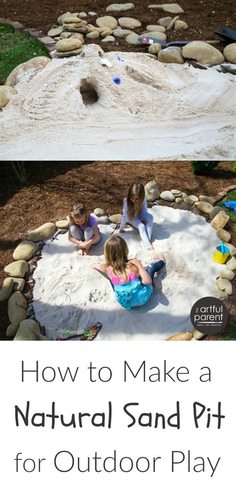 How To Make A Natural Childrens Sand Pit