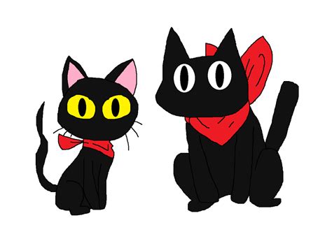 Black Cats Red Scarfs By Ajpokeman On Deviantart