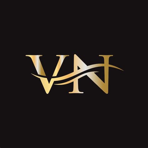 Premium Vector Vn Logo Design Vector Swoosh Letter Vn Logo Design