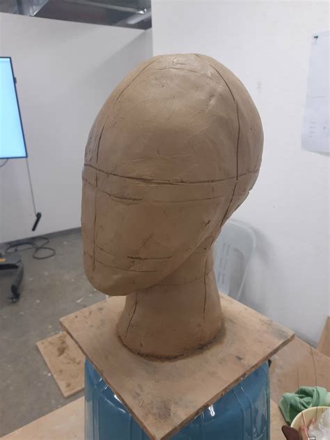 Sculpture Making Representations Clay Head Process Visual Arts
