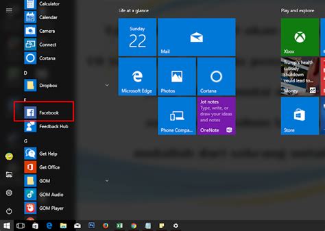 2 Cara Menampilkan Aplikasi Di Desktop Windows 10