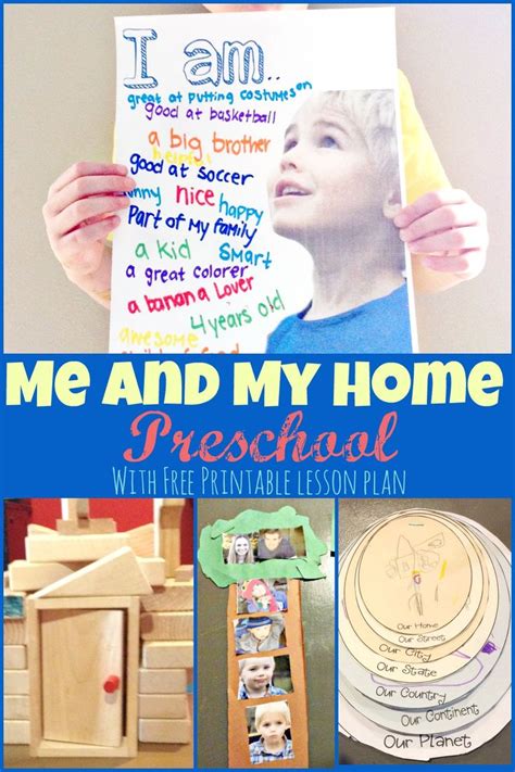 Me And My Home Preschool Week More Excellent Me Preschool At Home