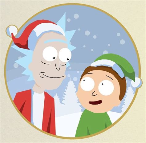 Rick And Morty Christmas Characters Drawings Ts