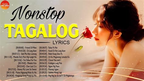 Tagalog Love Songs Nonstop 2020 With Lyrics Pampatulog Tagalog Opm