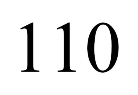 Signification Du Nombre 110 Message Et Amour Information Fr