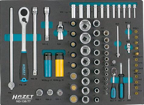 Hazet 163 138 77 Tool Set In Safety Insert System Amazon Co Uk DIY