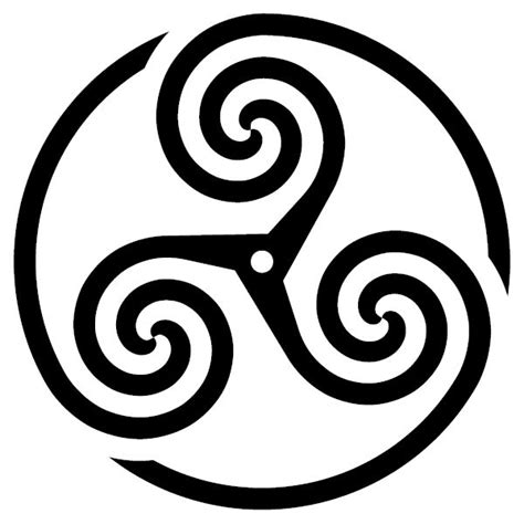Celtic Symbols The Triskelion This Symbol Represented Progress And