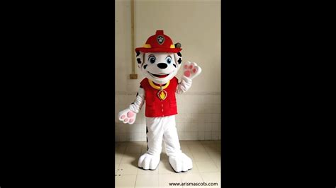 Adult Size Paw Patrol Mascot Costume For Sale Marshall Mascot Costume