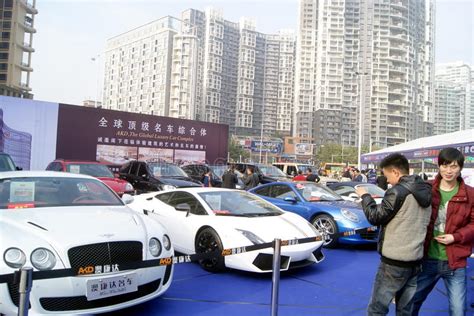 Shenzhen China Second Hand Cars Sales Editorial Photography Image