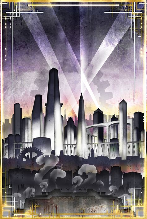 Gotham Gotham City Art Deco