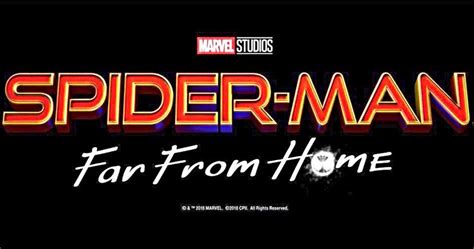 Spider Man Far From Home Logo Officially Unveiled