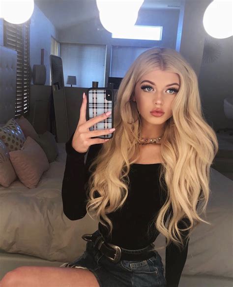 Pin By Raquelle On Style Loren Gray Long Blonde Hair Blonde Girl
