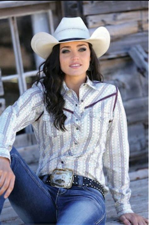 American Style Ladies Western Shirts Rodeo Outfits
