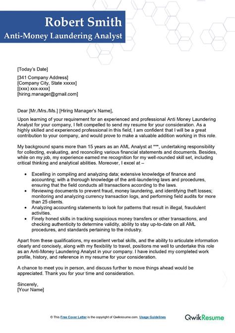 Finance Coordinator Cover Letter Examples Qwikresume