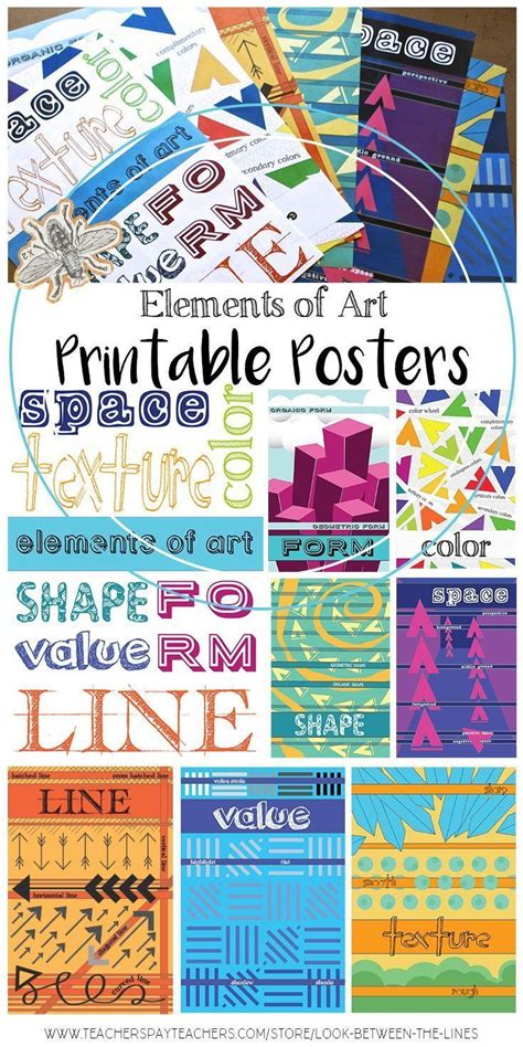 Elements Of Art Poster Packet 8 Modern Posters For Your