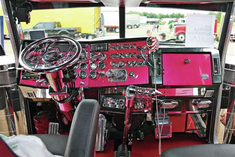 As the body ages, the body produces less collagen, as a result, the lips start to lose their plumpness and get thinner. Pink does work. | Custom peterbilt, Truck interior, Custom ...